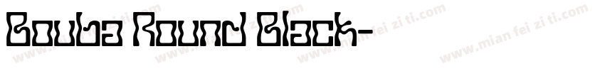Bouba Round Black字体转换